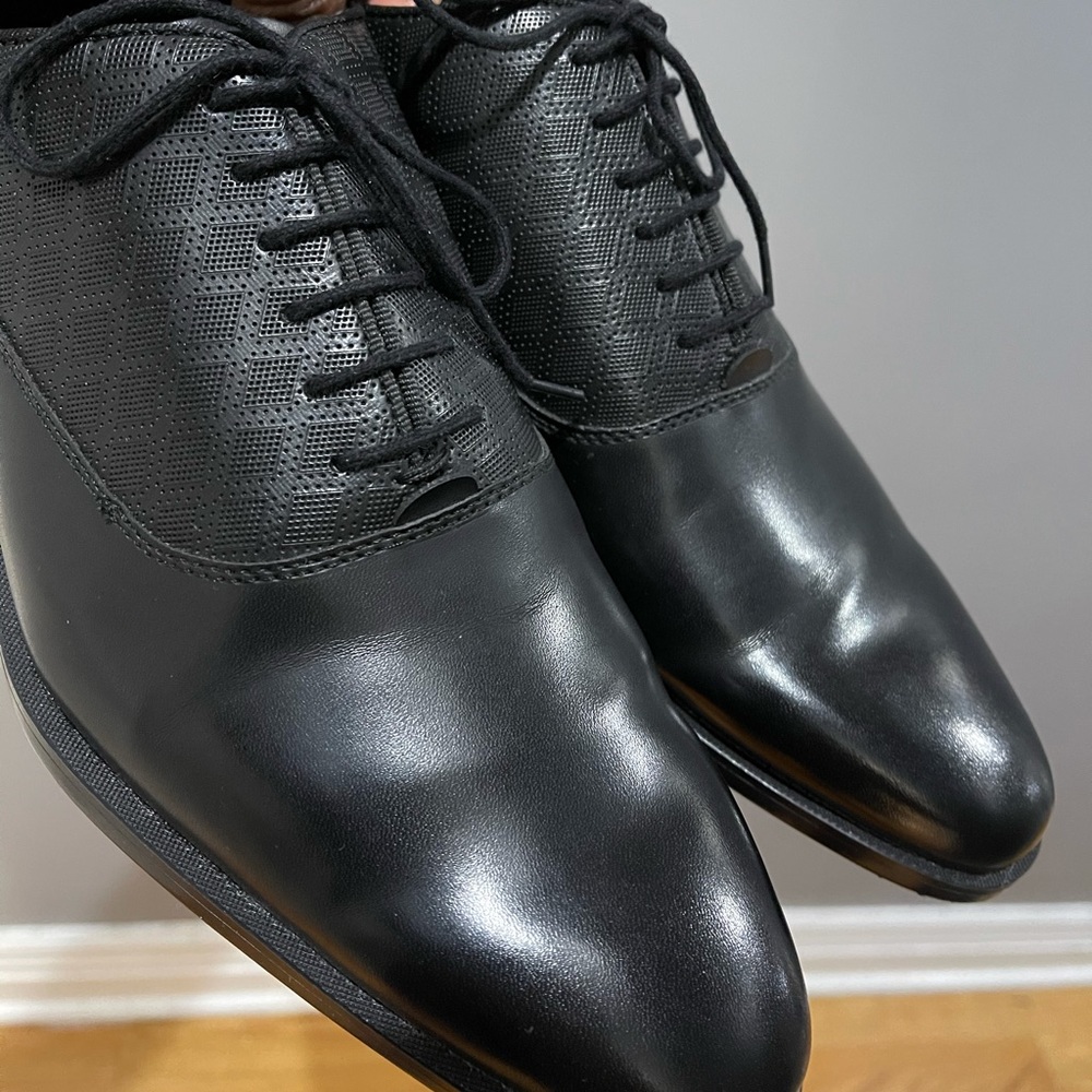 Stylish Black Zara Dress Shoes Sz 11 (44) - Picture 13 of 13